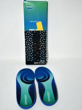 GRIAEDIT Plantar Fasciitis Insoles, High Arch Support Orthotic Inserts M6-6.5/ W